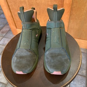 puma fierce olive green