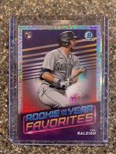 2022 Bowman Chrome Cal Raleigh Mojo Refractor Rookie of the Year Favorites ROYF7