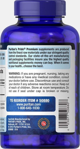 Nitric Oxide Booster Supplement - L-Arginine, L-Citrulline - Puritan's Pride 100 - Picture 4 of 24