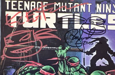 Teenage Mutant Ninja Turtles Signed & Remark, Kevin Eastman