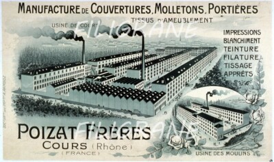 POIZAT KURS RHONE STOFFE Rhsw - POSTER HQ 50x70cm eines VINTAGE POSTERS