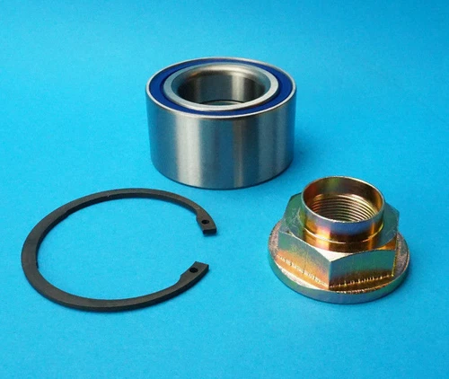76mm Sealed Wheel Bearing with Hub Nut & Circlip for Ifor Williams Trailer  #116
