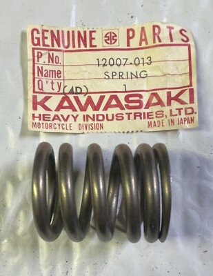 Kawasaki Nos New Outer Valve Spring 12007-013 See Description For Make And Year