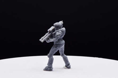 Halo Custom Spartan Type 4 Miniature - Resin 3D Printed Wargame/D&D - Picture 7 of 14
