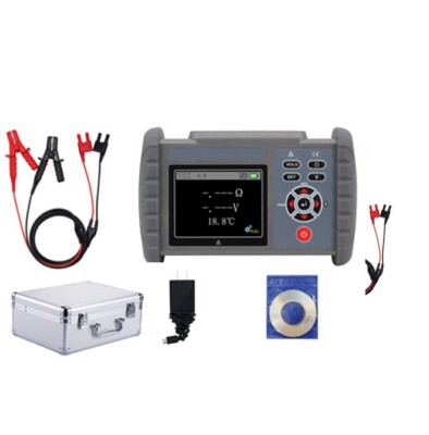Portable Battery Internal Temperature Resistance Tester Voltage Resolution 1mV