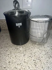 Kuhn Rikon 12 Cup Burner Pot Corn Asparagus Steamer Stainless Steel