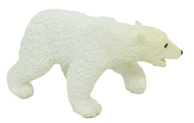 Polar Bear Small Very Nice Plastic Replica 2 1/4 inches long