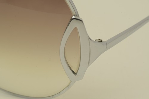 Authentic Christian Dior Sunglasses 59 16 115 Large Lens Silver Plated Frames - Picture 5 of 14