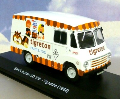1/43 DIECAST SAVA AUSTIN LD150 VAN TIGRETON PASTELITOS CUPCAKES/CAKES SPAIN 1962
