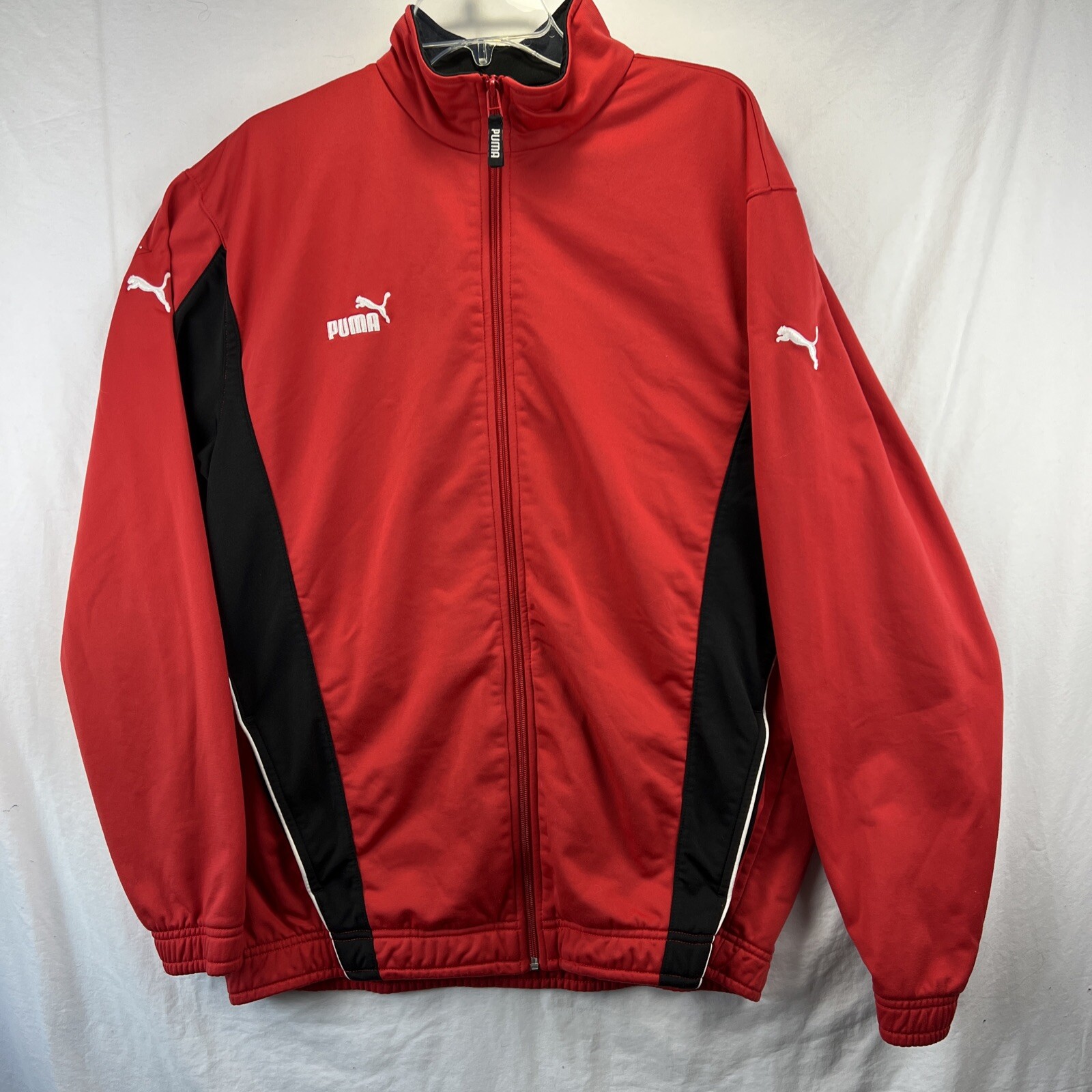 puma red and black jacket