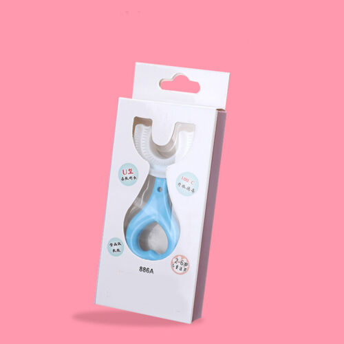 Kid U-Shape Toothbrush 360° Baby Oral Cleaning Soft Silicone Manual Brush Health - Picture 12 of 16