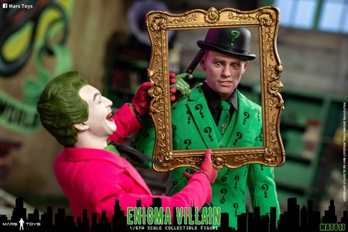Nueva figura de acción Mars Toys MAT017 1/6 Batman Batman 1966 The Riddler en stock - Imagen 13 de 24