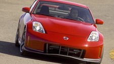 Cars nissan vehicles 350z red Desk Mat Stitched