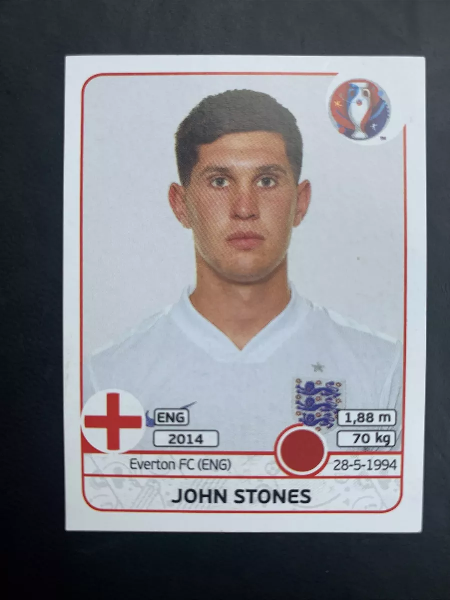 Panini UEFA Euro 2016 France Stickers Number 133 John Stones