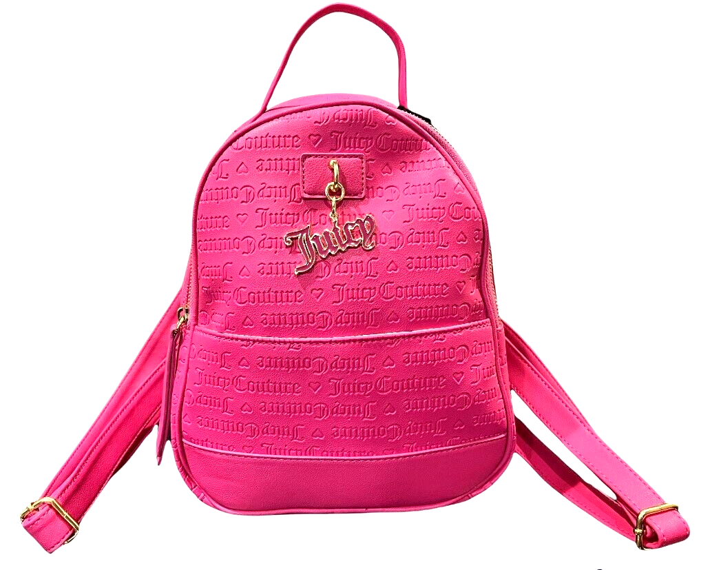 PONY Borsa a mano Borsa a mano Juicy Couture Fuschia cuore anima in rilievo logo $99