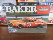 MPC Buddy Baker Dodge Charger Stock Car 1/25 Sealed Inside