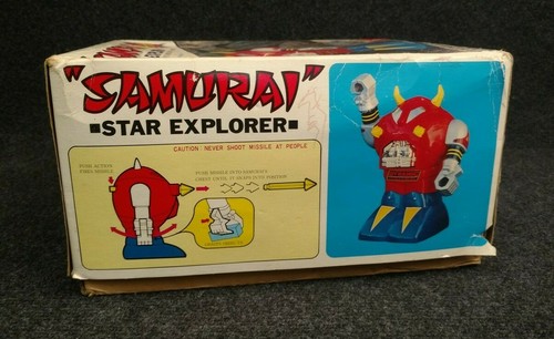 Rare jouet yonezawa robot samurai star explorer japan 70-80 - Photo 9/12
