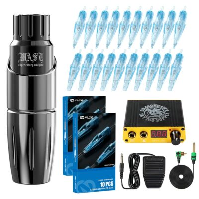 Dragonhawk Tattoo Pen Kit Tour Tattoo Machine Power Supply Pedal