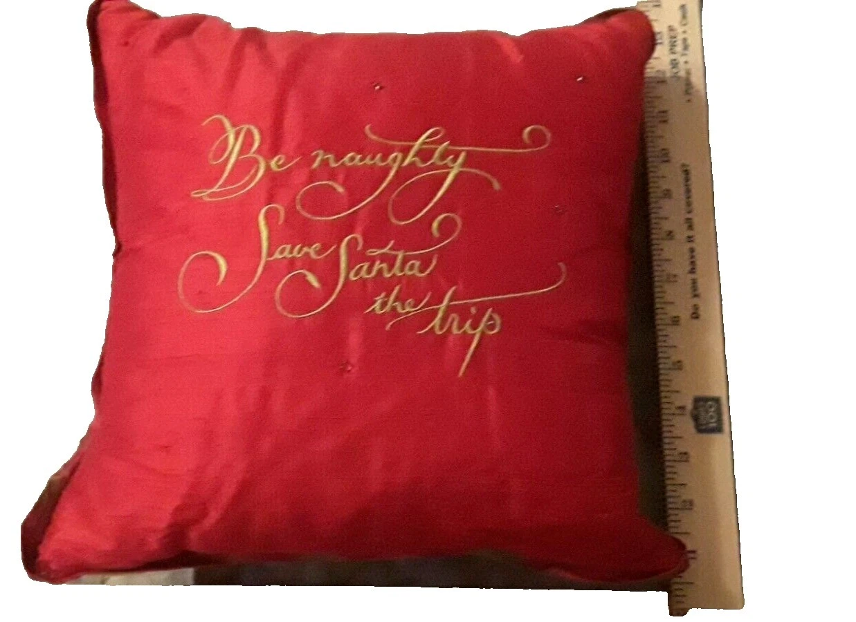 Holiday Plaid 100% Silk Home Décor Pillows