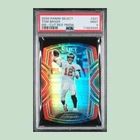 2020 Panini Select Die-Cut Red Prizm Tom Brady #201 Bucs Pats PSA 9