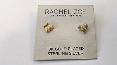 Rachel Zoe 18k Gold Plated Sterling Silver earrings