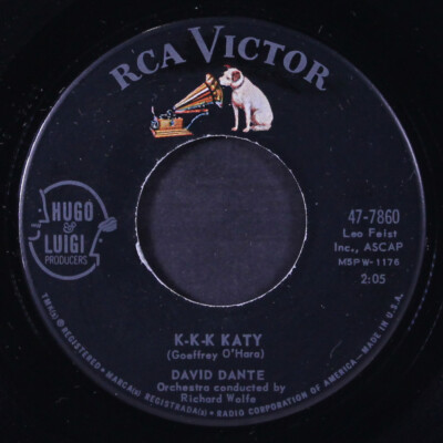 DAVID DANTE: speedy gonzales / k-k-k katy RCA 7