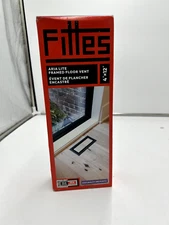 Fittes Aria Vent 4 in. H X 12 in. W Matte Black ABS Plastic Floor Register