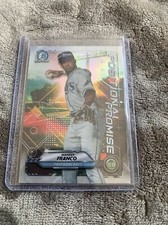 2021 Bowman Chrome Wander Franco Positional Promise Insert #POS-WF Rays