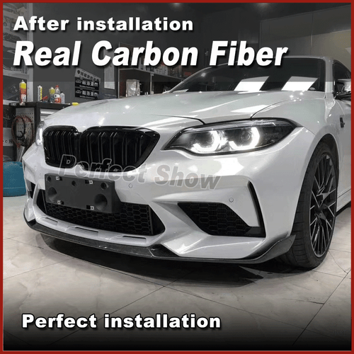 Passt für BMW 2er Coupe F87 M2 Competition M2C Carbon Frontlippe Front Spoiler - Bild 6 von 12