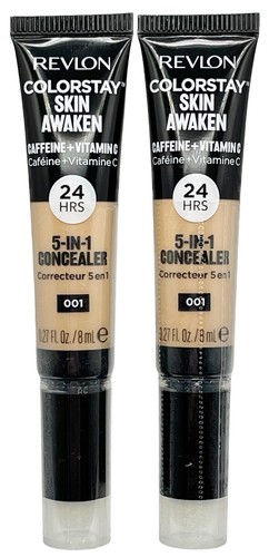 2 & 3 Packs Revlon Colorstay Skin Awaken 5 in 1 Concealer YOU CHOOSE - Picture 6 of 62
