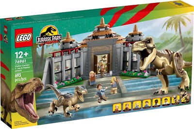 76961 VISITOR CENTER T-REX & RAPTOR ATTACK lego legos JURASSIC
