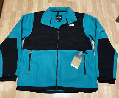 New Mens The North Face Denali Jacket Porcelain Green Turquoise