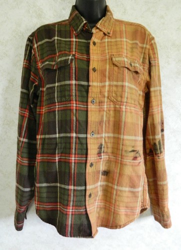 George Dipped Bleached Flannel Button 