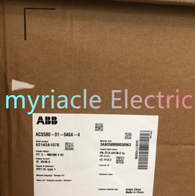 1PC ACS580-01-046A-4 brand new ABB frequency converter with box free shipping#L
