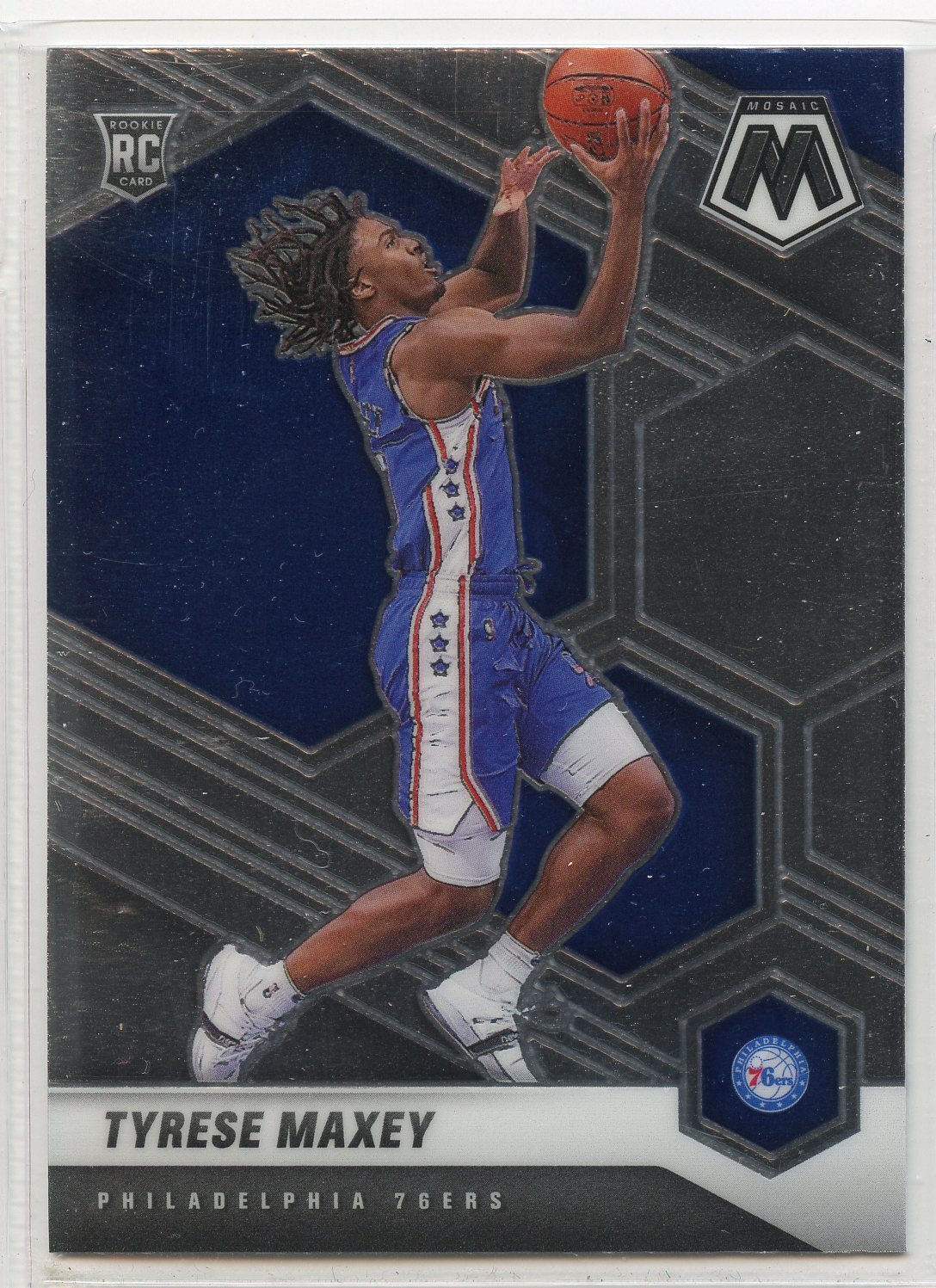 2020-21 Panini Mosaic Basketball - Rookie - #203 - Tyrese Maxey - 76ers
