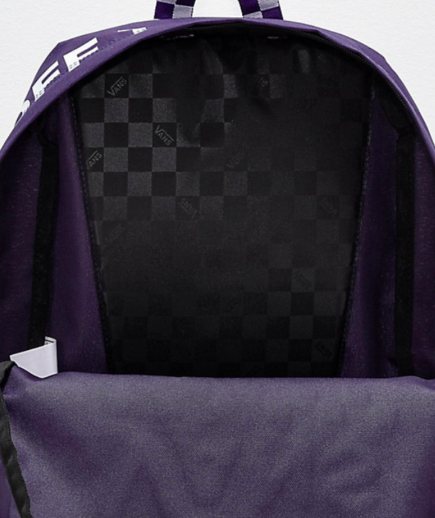 vans sporty realm violet cloud wash backpack