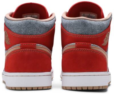 Size 9 - Air Jordan 1 Mid Denim Red for sale online | eBay display picture 1