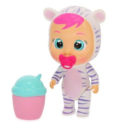 Cry Babies Magic Tears ZEBRA w/Pacifier Mini Doll 5