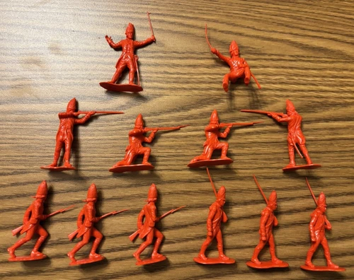 Marx Rev War British Red Coats In RARE  HP