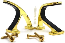 Gun Rack for Wall, Brass Gun Hook, Rifle Hanger Wall Mount Hang Most of Firearms