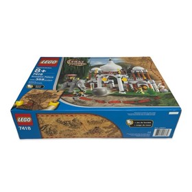 LEGO Orient Expedition Scorpion Palace 7418 Vintage Set w/ Box & Elephant 2003