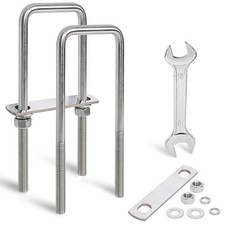 2 Sets Square U Bolts 3 Inch Widem12 Thread3-116 W X 7-516 L
