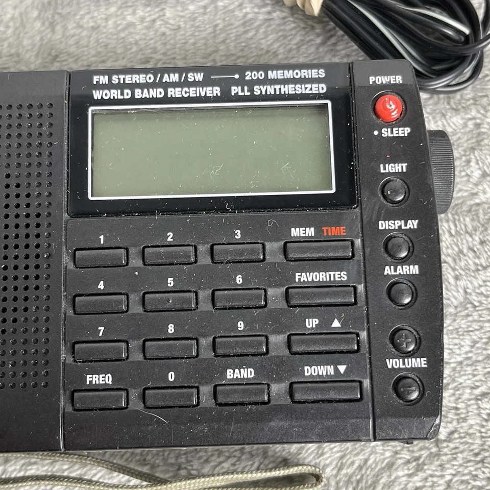 C. Crane CC Skywave AM/FM Kurzwellen Wetterradio - Einschalten - Netzkabel inkl. - Bild 3 von 4