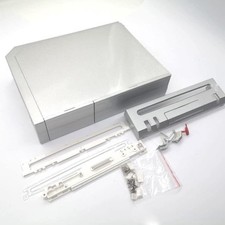 Full Housing Case Cover Shell with Buttons Replacement for Wii Console Silver