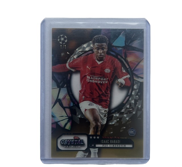 Topps Isaac Babadi 1/1 Crystal 2023-24 One Of One Rookie Psv Eindhoven