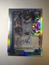 2025 Topps Chrome Update Auto. Victor Mesa Jr. #AC-VM Refractor /499 (AU, RC)