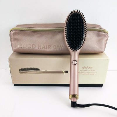 GHD Glide Smoothing Hot Brush Bronze/Rosegold inkl. Aufbewahrungstasche