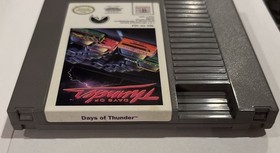 DAYS OF THUNDER & RAD RACER Nintendo NES Cartridges Auth Tested Racing NICE Cond