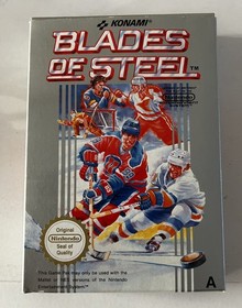 BLADES OF STEEL NINTENDO NES GAME BOXED + MANUAL PAL VERSION EXCELLENT CONDITION