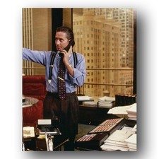 Michael Douglas Photo 8x10 Wall Street Film 1987 New York City Actor Office